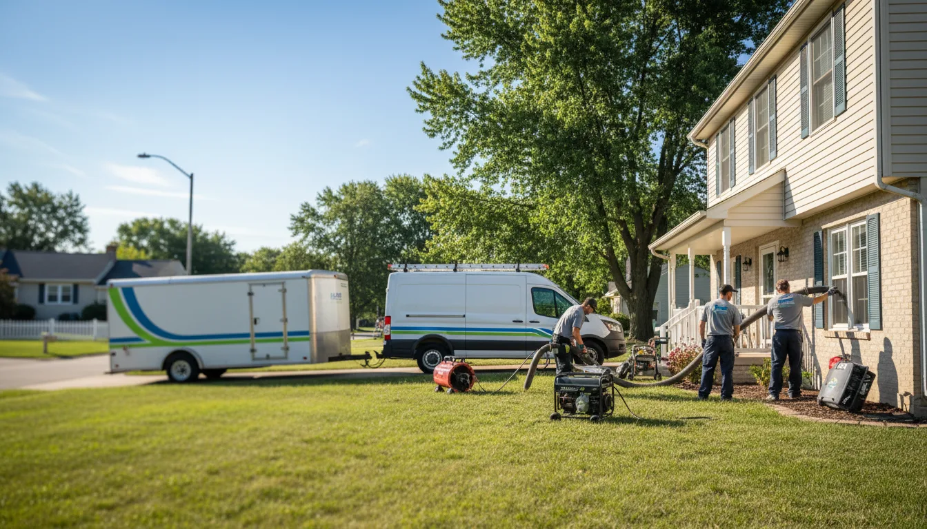 Flooded Basement Restoration And Cleanup With Repair in Edgerton, KS near me